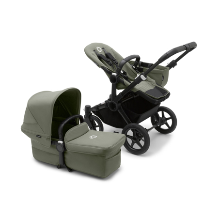Picture of Bugaboo® Stroller 2in1 DONKEY 5 Mono Complete Black/Forest Green - Forest Green