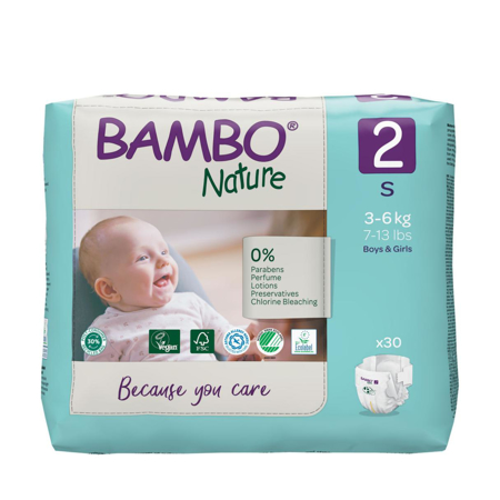 Picture of Bambo Nature® Diapers Mini Size 2 (3-6 kg) 30 pcs.