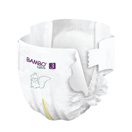 Bambo Nature® Diapers Midi Size 3 (4-8 kg) 52 pcs.