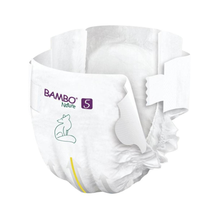 Bambo Nature® Diapers Junior Size 5 (12-18 kg) 44 pcs.