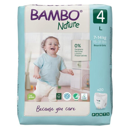 Bambo Nature® Diaper pants Maxi Size 4 (7-14 kg) 20 pcs.