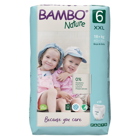 Bambo Nature® Diaper pants XL Size 6 (18+ kg) 18 pcs.