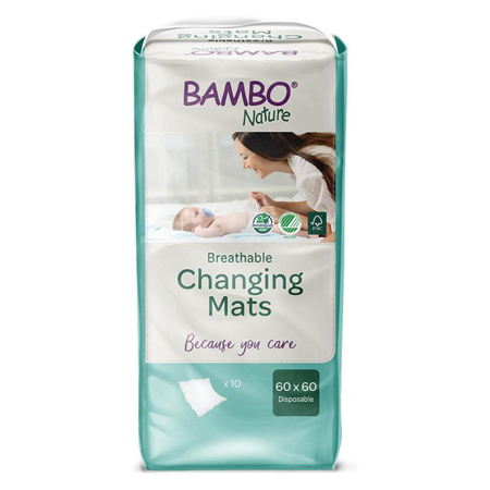 Bambo Nature® Changing Mats (60x60) 10 pcs.
