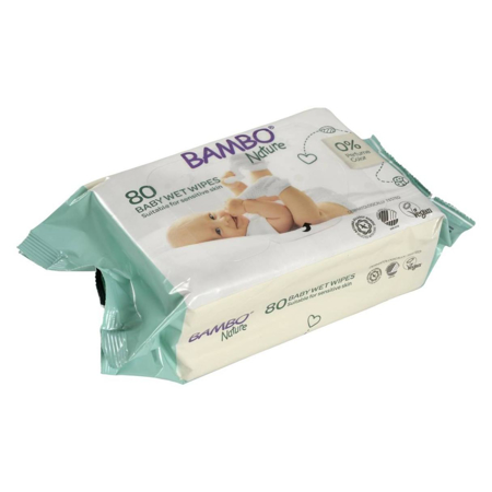 Picture of Bambo Nature® Baby Wet Wipes 80 pcs.