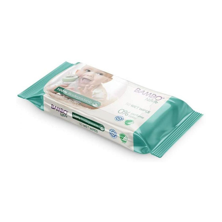 Picture of Bambo Nature® Biodegradable Baby Wet Wipes 50 pcs.
