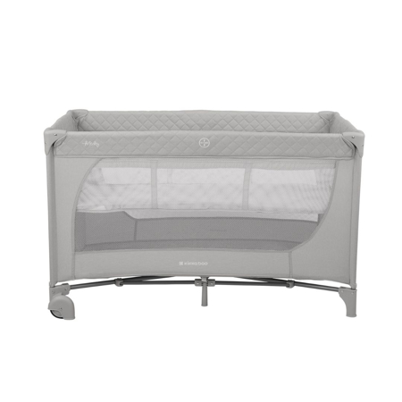 Kikaboo® Baby cot 2 levels 125x65 Medley Grey