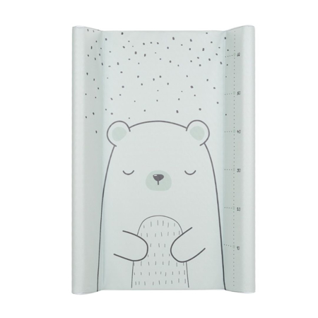 Picture of KikkaBoo® Soft PVC changing pad 80x50cm Bear with me Mint