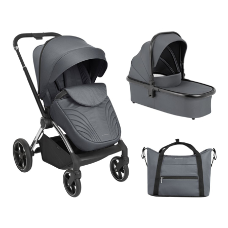 Picture of KikkaBoo® Stroller 2in1 with carrycot Kara Grey