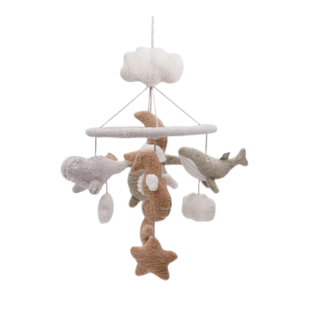 Picture of Jollein® Wooden Baby Mobile Deepsea