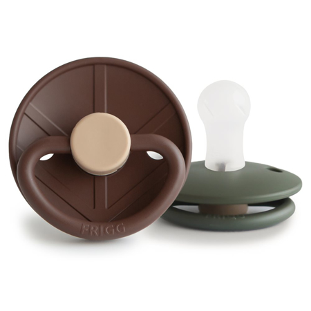 Picture of Frigg® Daisy Pacifiers Silicone Little Viking Cocoa/Olive