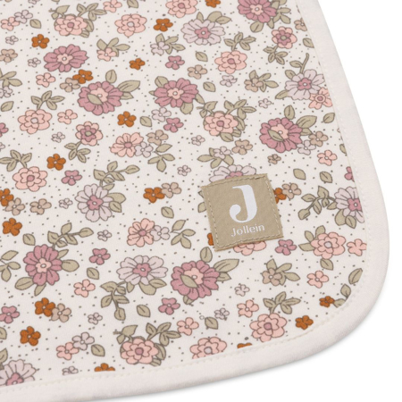 Jollein® Blanket Cradle Jersey Retro Flowers 75x100cm