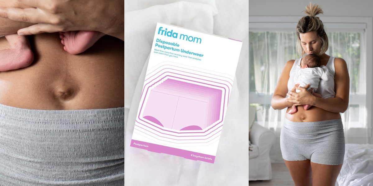 Frida Mom Disposable Postpartum Underwear Step 2 Boyshort Briefs